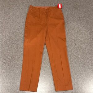 SPANX Women's Brown On-the-go slim straight Ankle Pants size M NWT